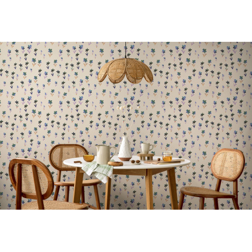 Papier peint Lignes Florales