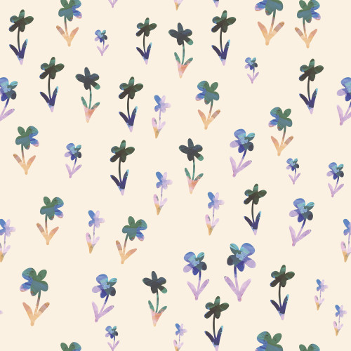 Papier peint Lignes Florales