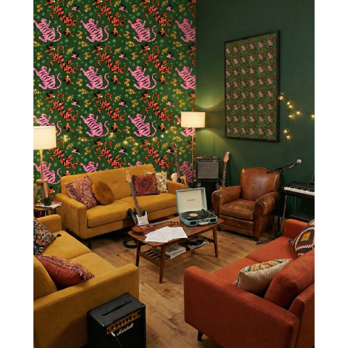 Papier peint Tigres pop