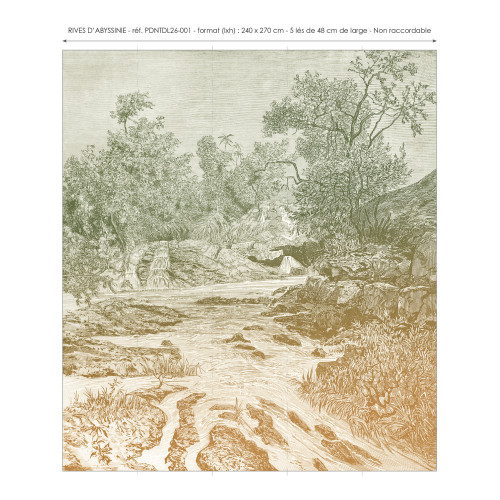 Papier peint panoramique Rives d’Abyssinie