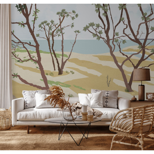 Papier peint panoramique Douceur Marine