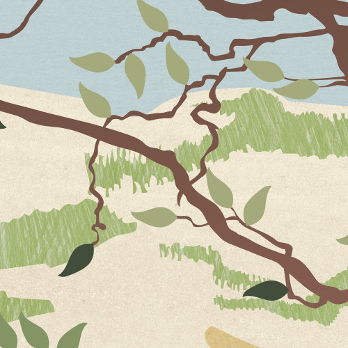 Papier peint panoramique Douceur Marine