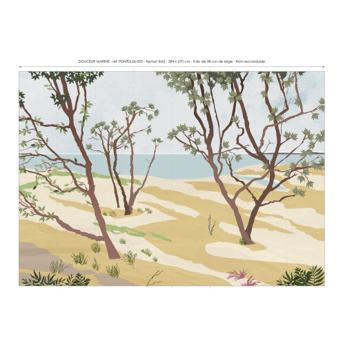 Papier peint panoramique Douceur Marine