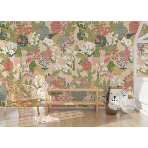 Papier peint panoramique Charivari de muguets