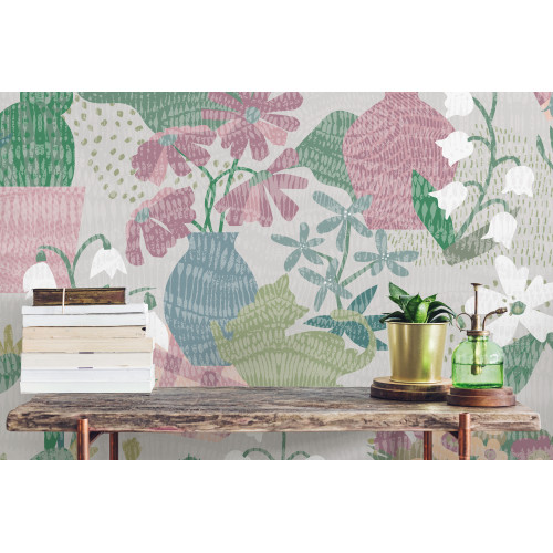 Papier peint panoramique Charivari de muguets