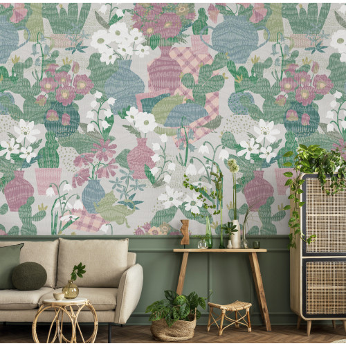 Papier peint panoramique Charivari de muguets