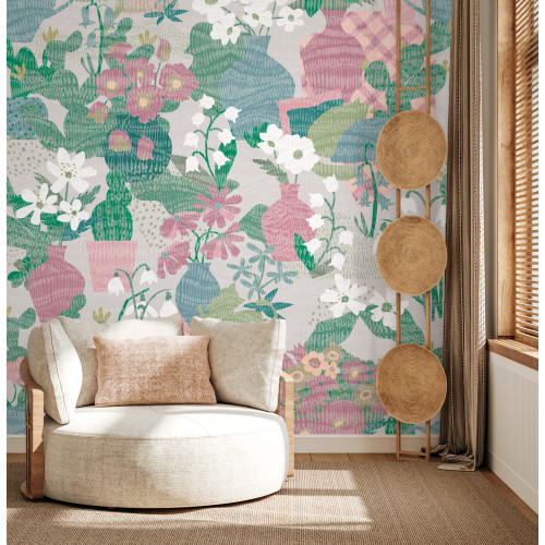 Papier peint panoramique Charivari de muguets