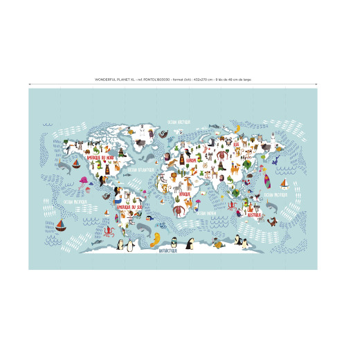 Papier peint panoramique Wonderful Planet