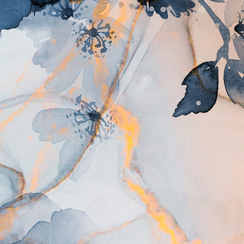 Papier peint panoramique Marble&Flowers