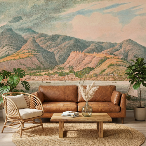 Papier peint panoramique Caribbean seascape