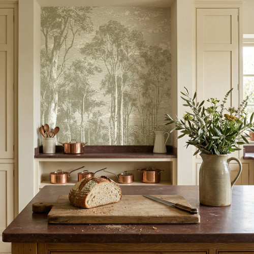 Papier peint panoramique Eucalyptus trees