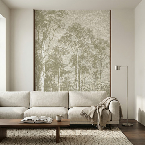 Papier peint panoramique Eucalyptus trees