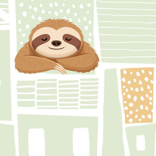 Papier peint Le Paresseux