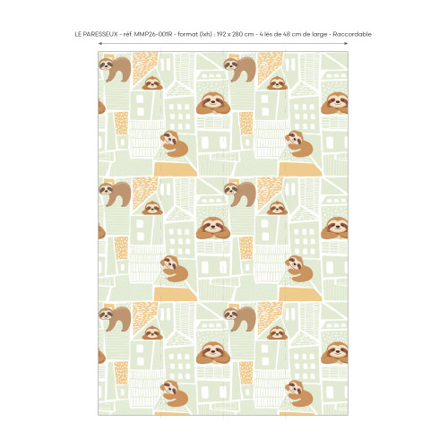 Papier peint Le Paresseux