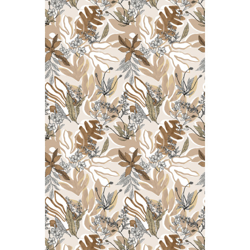 Papier peint panoramique Aquatic Flowers