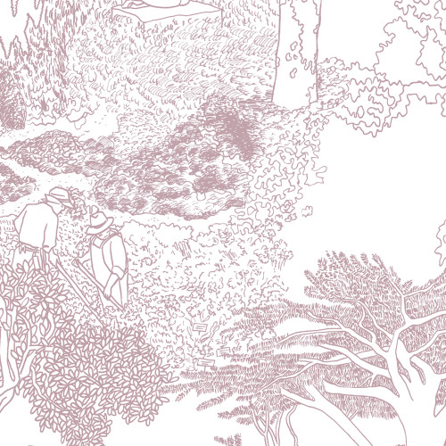 Papier peint panoramique Le Jardin