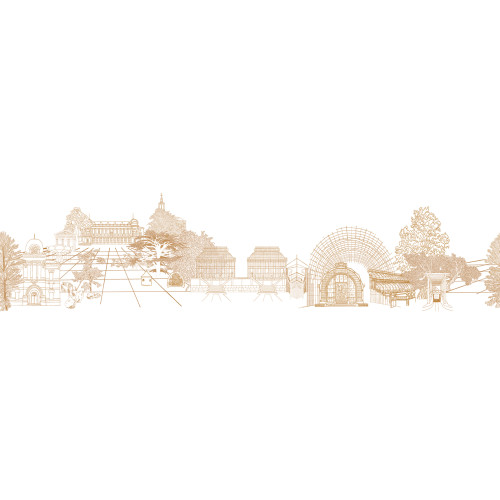 Papier peint panoramique La Frise Du Jardin