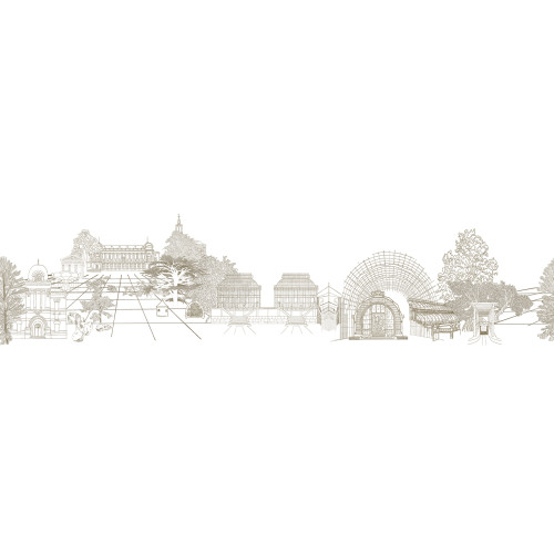 Papier peint panoramique La Frise Du Jardin