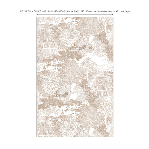 Papier peint panoramique Le Jardin