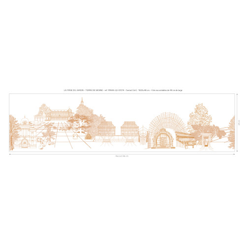 Papier peint panoramique La Frise Du Jardin