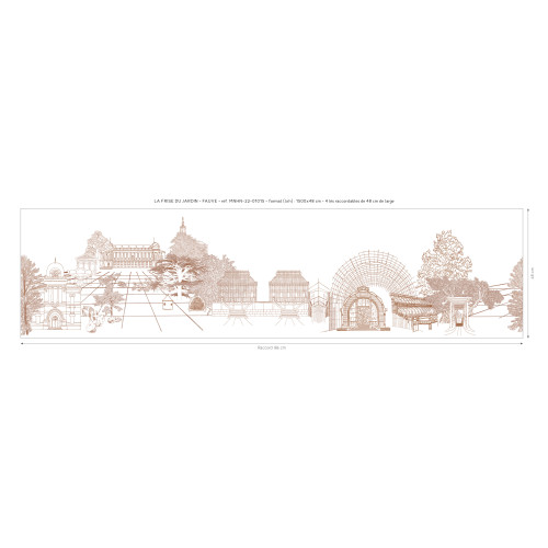 Papier peint panoramique La Frise Du Jardin