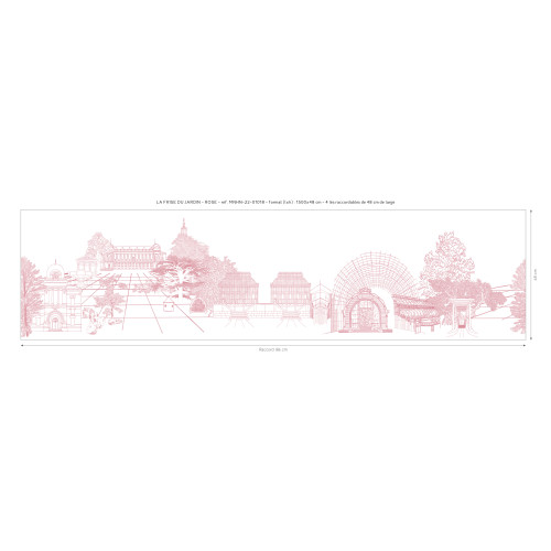 Papier peint panoramique La Frise Du Jardin