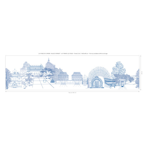 Papier peint panoramique La Frise Du Jardin