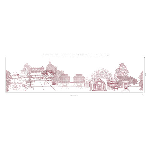 Papier peint panoramique La Frise Du Jardin