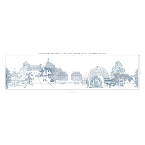 Papier peint panoramique La Frise Du Jardin