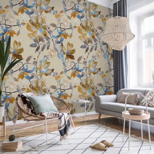 Papier peint panoramique Floralies