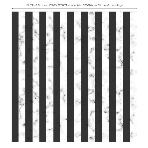 Papier peint panoramique Marbling