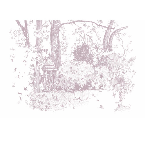 Papier peint panoramique Jardin Des Plantes