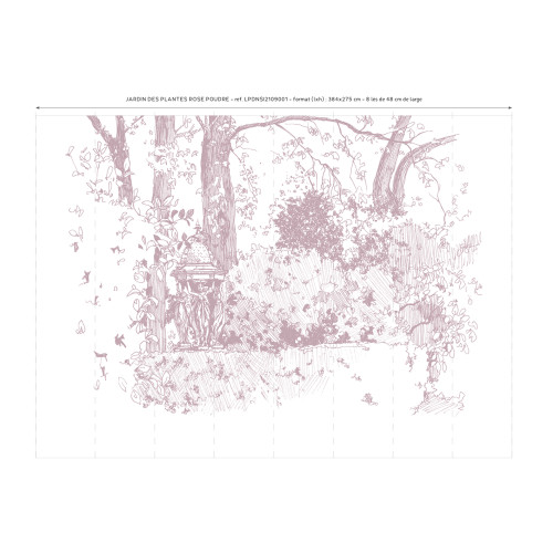 Papier peint panoramique Jardin Des Plantes
