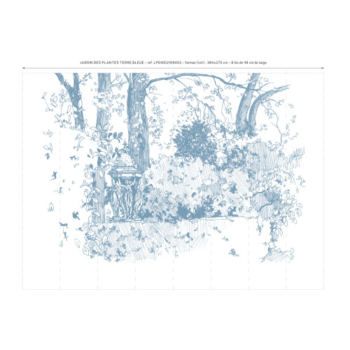 Papier peint panoramique Jardin Des Plantes