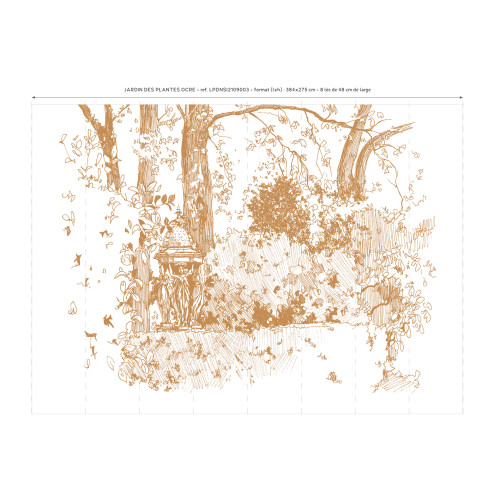 Papier peint panoramique Jardin Des Plantes