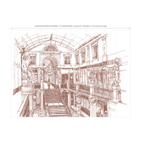 Papier peint panoramique Passage Pommeraye