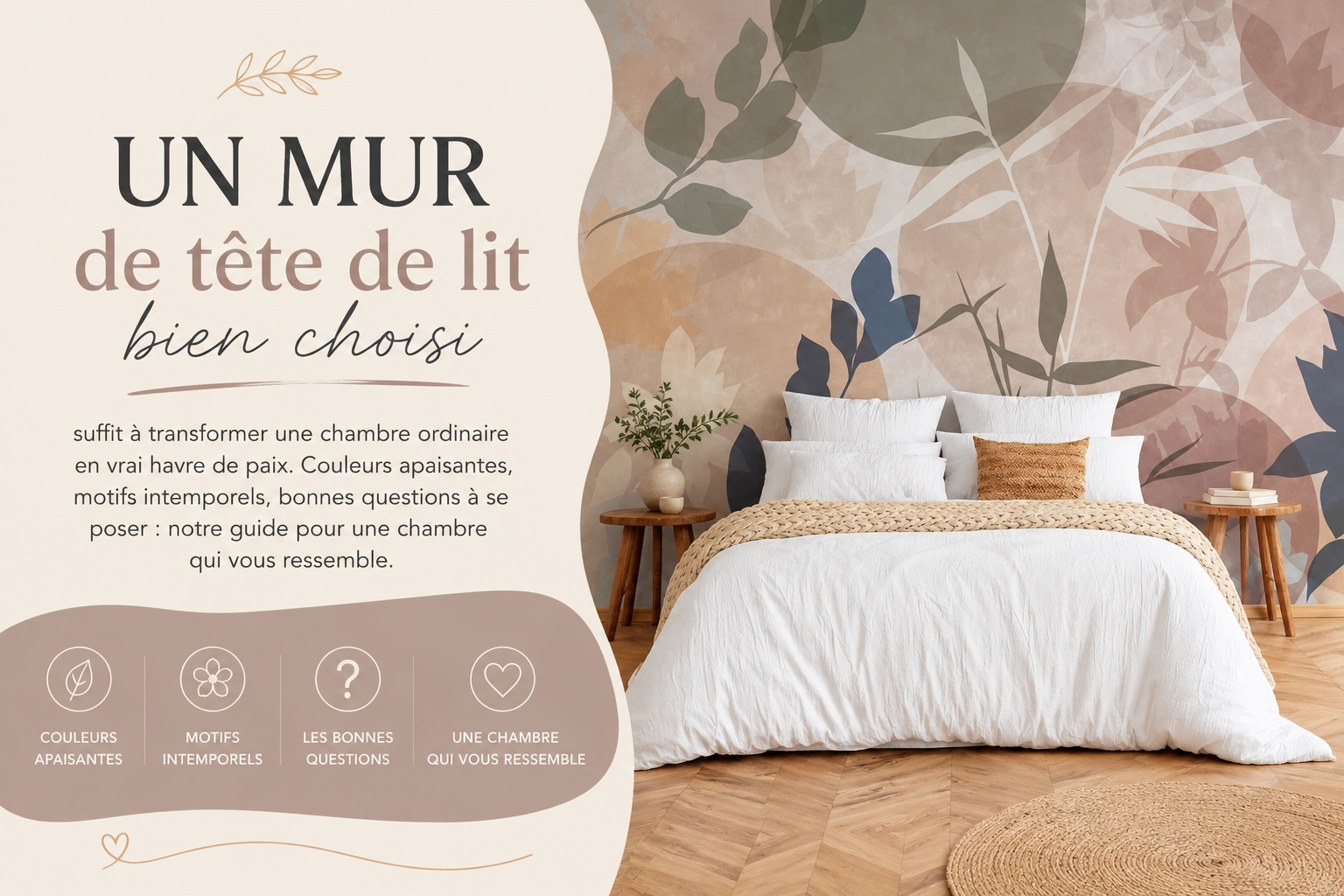 Papier peint chambre : créer l'ambiance cocooning parfaite Image