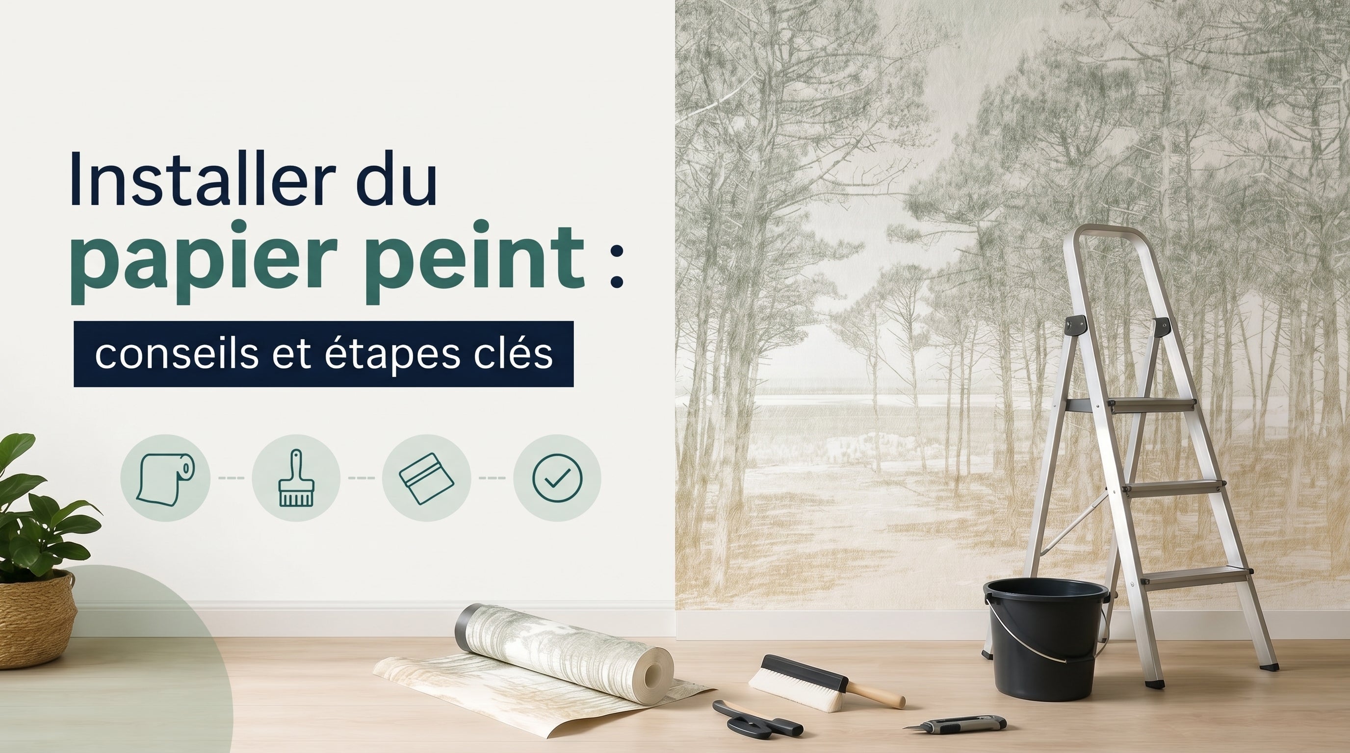 Installer du papier peint : conseils et étapes clés Image
