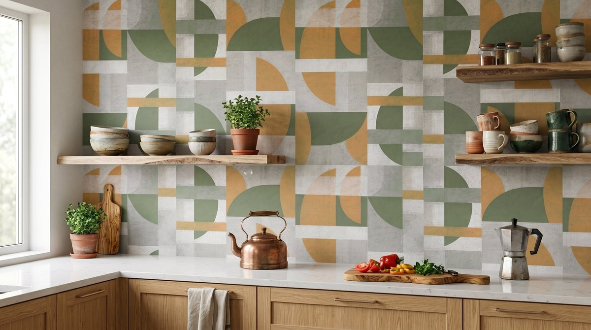 Papier peint cuisine : oser le revêtement mural dans la pièce à vivre