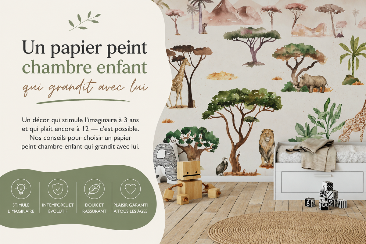 Papier peint chambre enfant : idées et conseils pour bien choisir Image