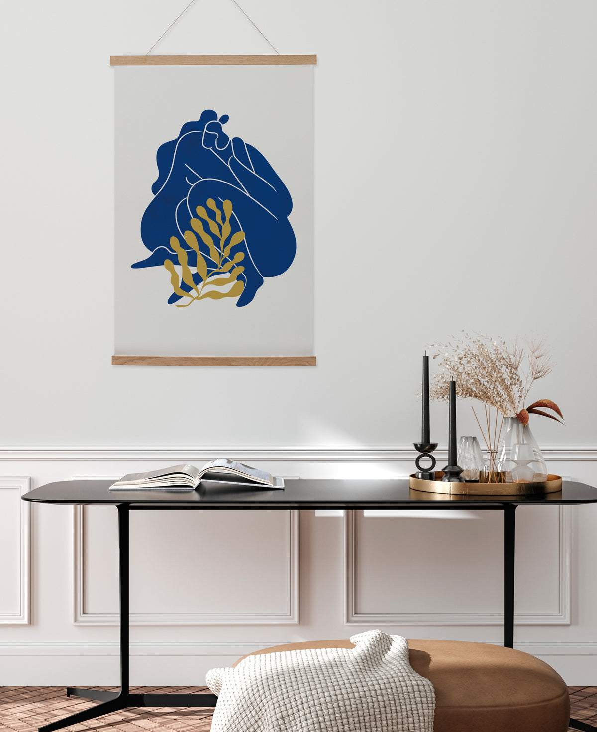 Hanging canvas Woman in Duo