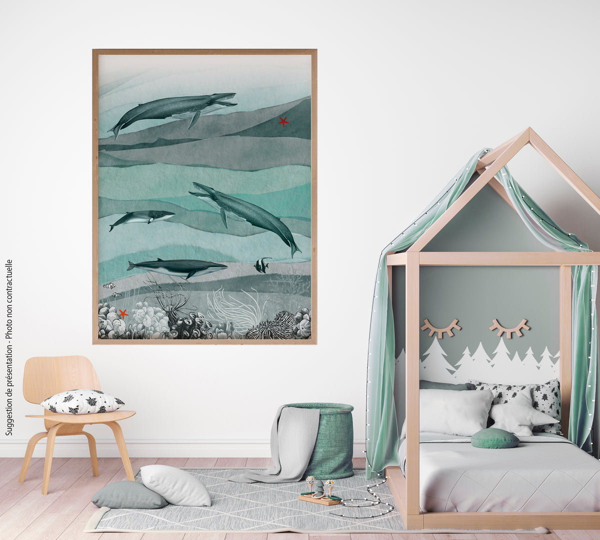 Poster adhésif Moby Kid