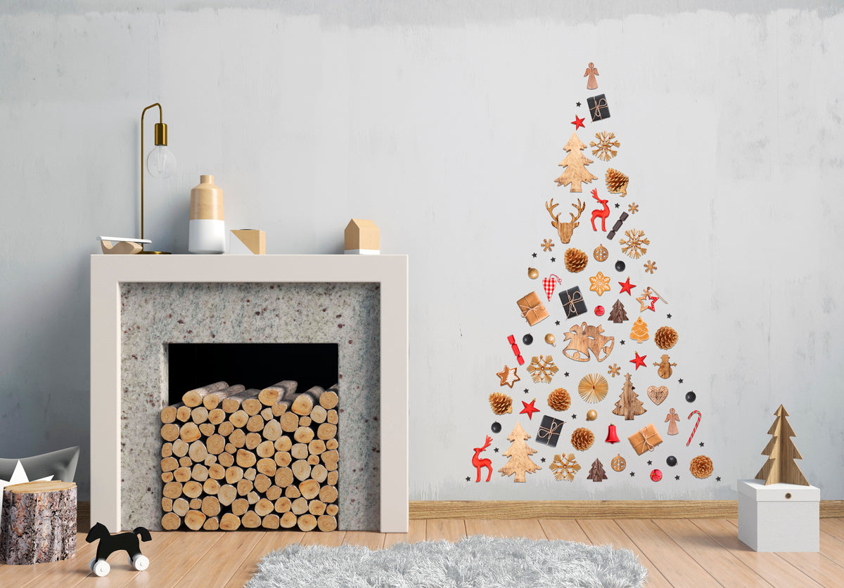 Adhesive Christmas Tree - Ninon's Christmas Tree 01 
