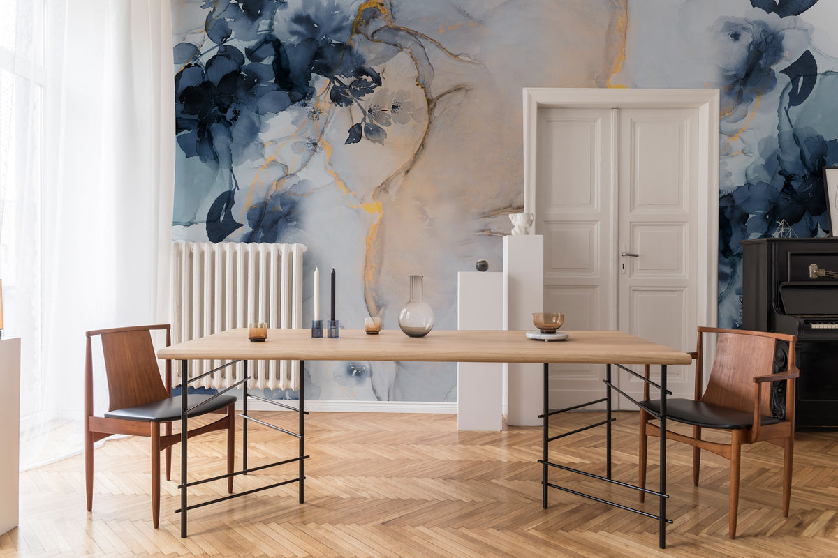 Papier peint panoramique Marble&Flowers XL
