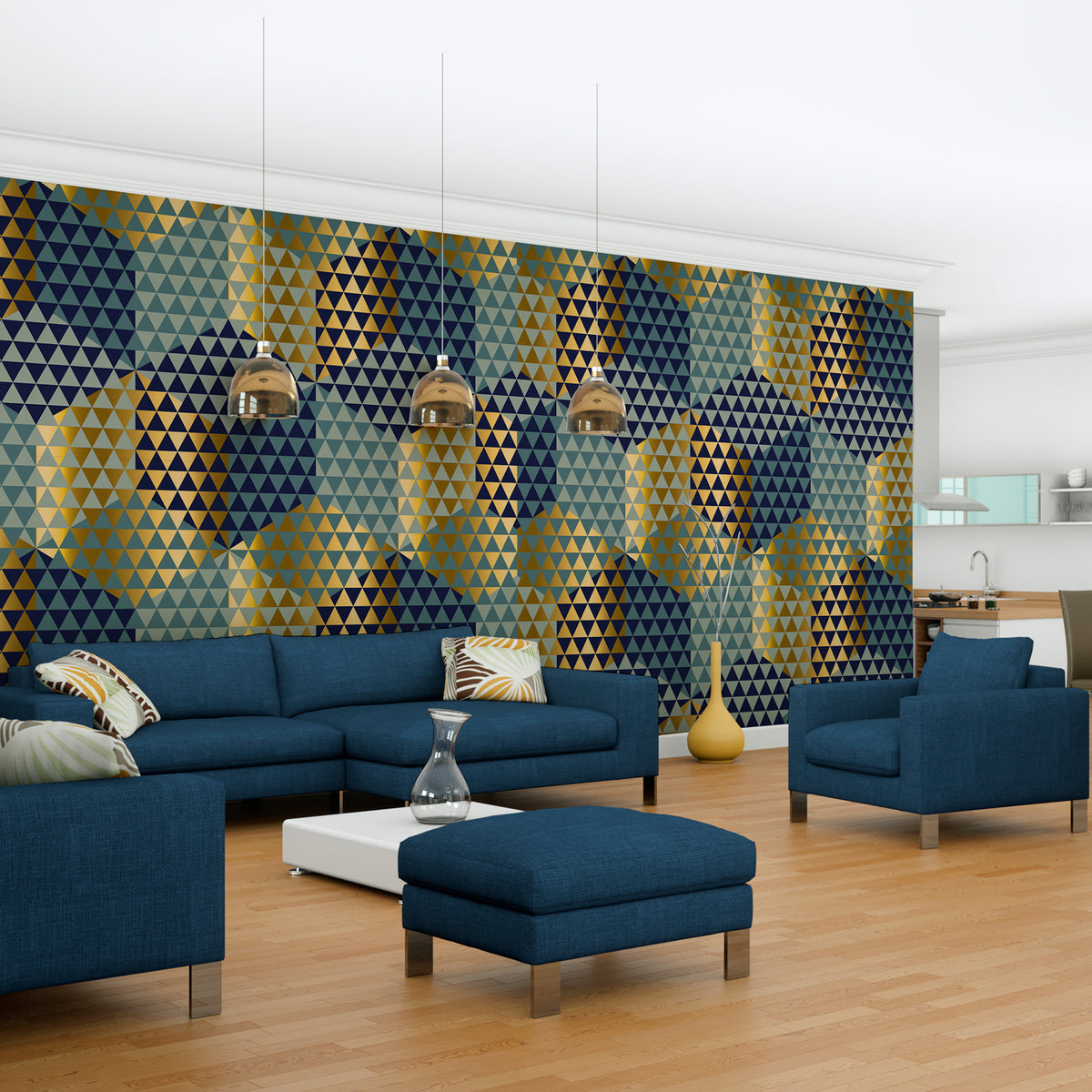 Graphic Chic Panoramic Wallpaper
