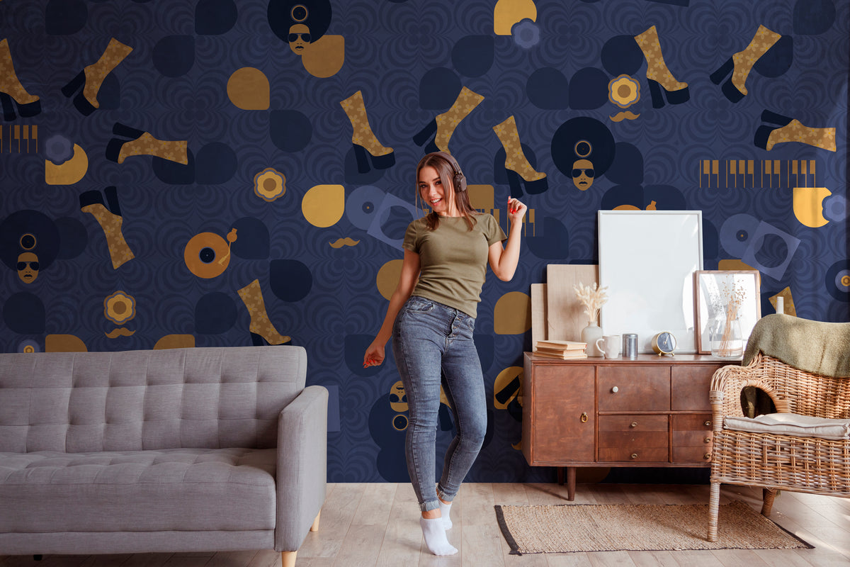 Papier peint panoramique Studio 54 - Night Fever