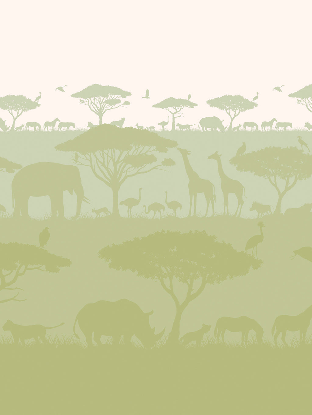 Poster adhésif Savane
