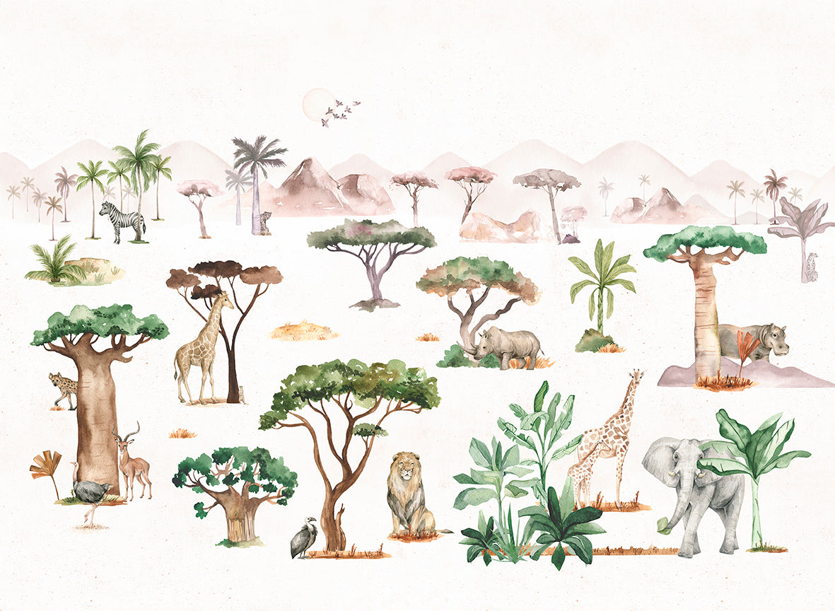 Papier peint panoramique Serengeti