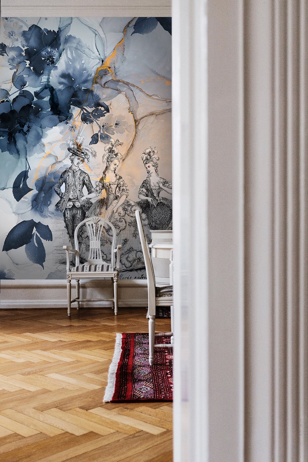Papier peint panoramique Marie-Antoinette