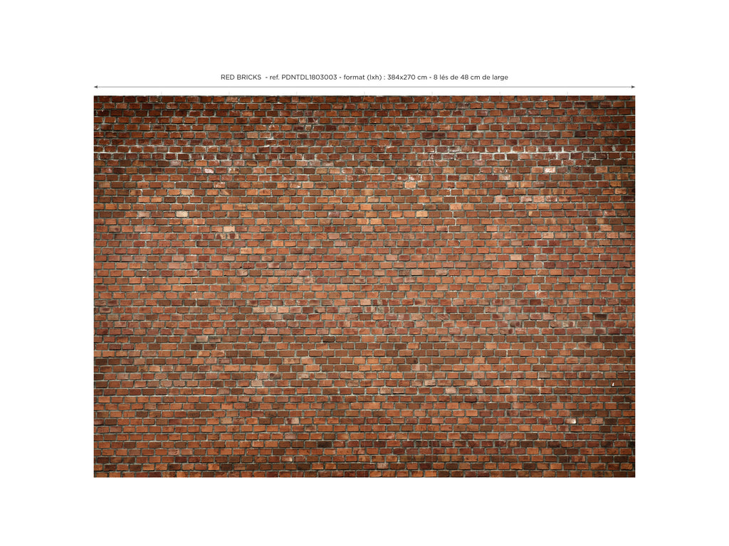 Papier peint panoramique Red Bricks